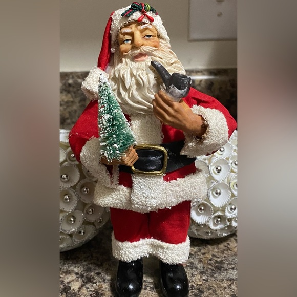 Vintage Other - 🎄Vintage Paper Mache Clothtique Santa Figurine Christmas Tree Holiday Decor